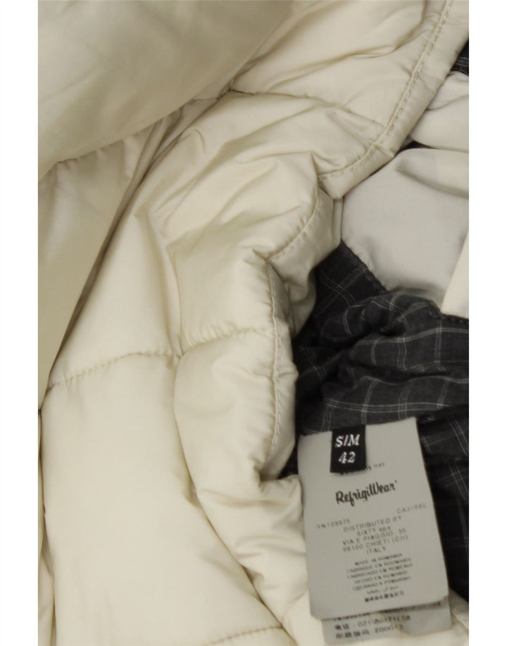 Jaqueta acolchoada feminina Refrigiwear IT 42 médio off white poliamida