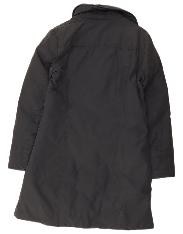 Casaco acolchoado feminino Woolrich UK 10 pequeno algodão preto