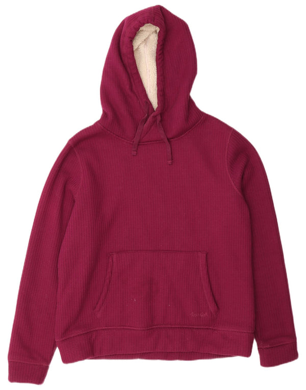 Jumper UK 16 do Hoodie das mulheres estranhas dos peixes grande poliéster de Borgonha