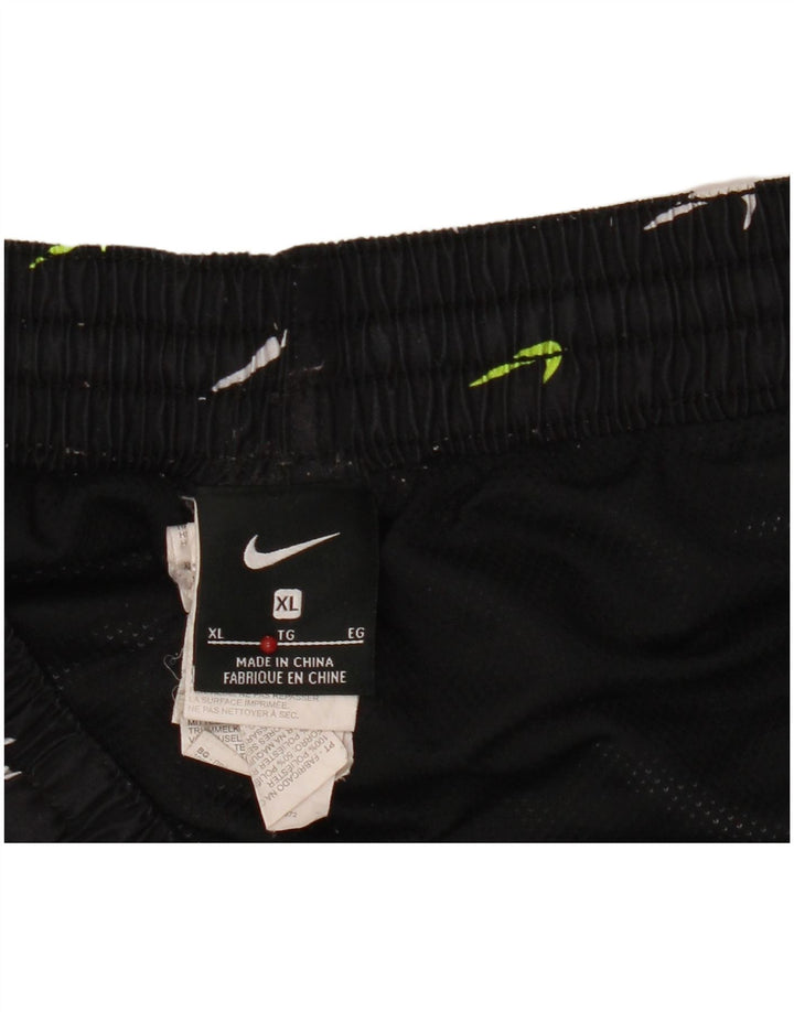Shorts esportivos gráficos masculinos Nike XL preto poliéster