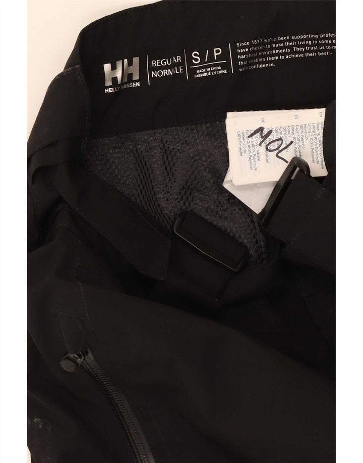 Calças de esqui femininas Helly Hansen UK 8 poliéster preto pequeno