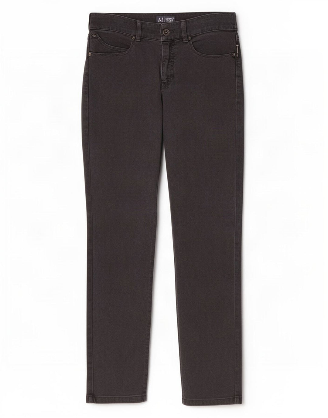Armani feminino slim jeans W27 L28 algodão cinza