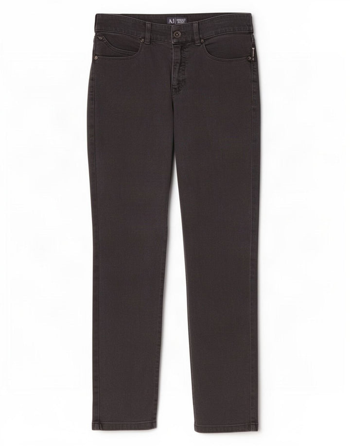 Armani feminino slim jeans W27 L28 algodão cinza