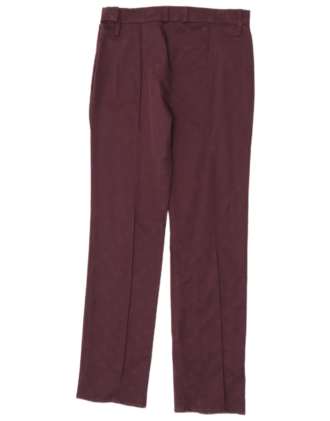 Roccobarocco Calça feminina casual com padrão abstrato IT 44 Médio W30 L30 B