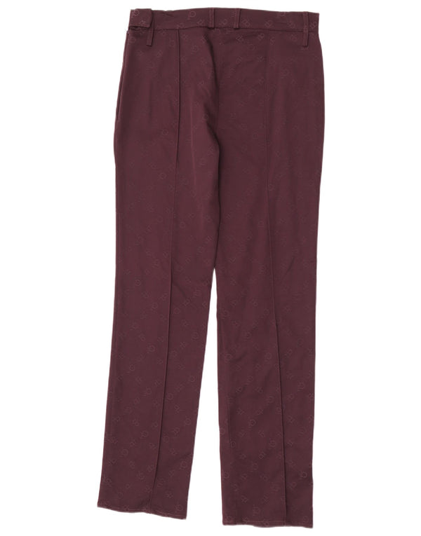 Roccobarocco Calça feminina casual com padrão abstrato IT 44 Médio W30 L30 B
