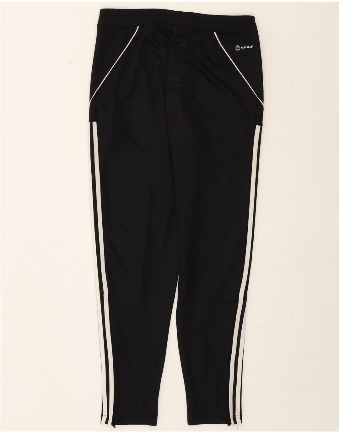 Calça de treino masculina Adidas Aeroready Slim Fit poliéster preto médio