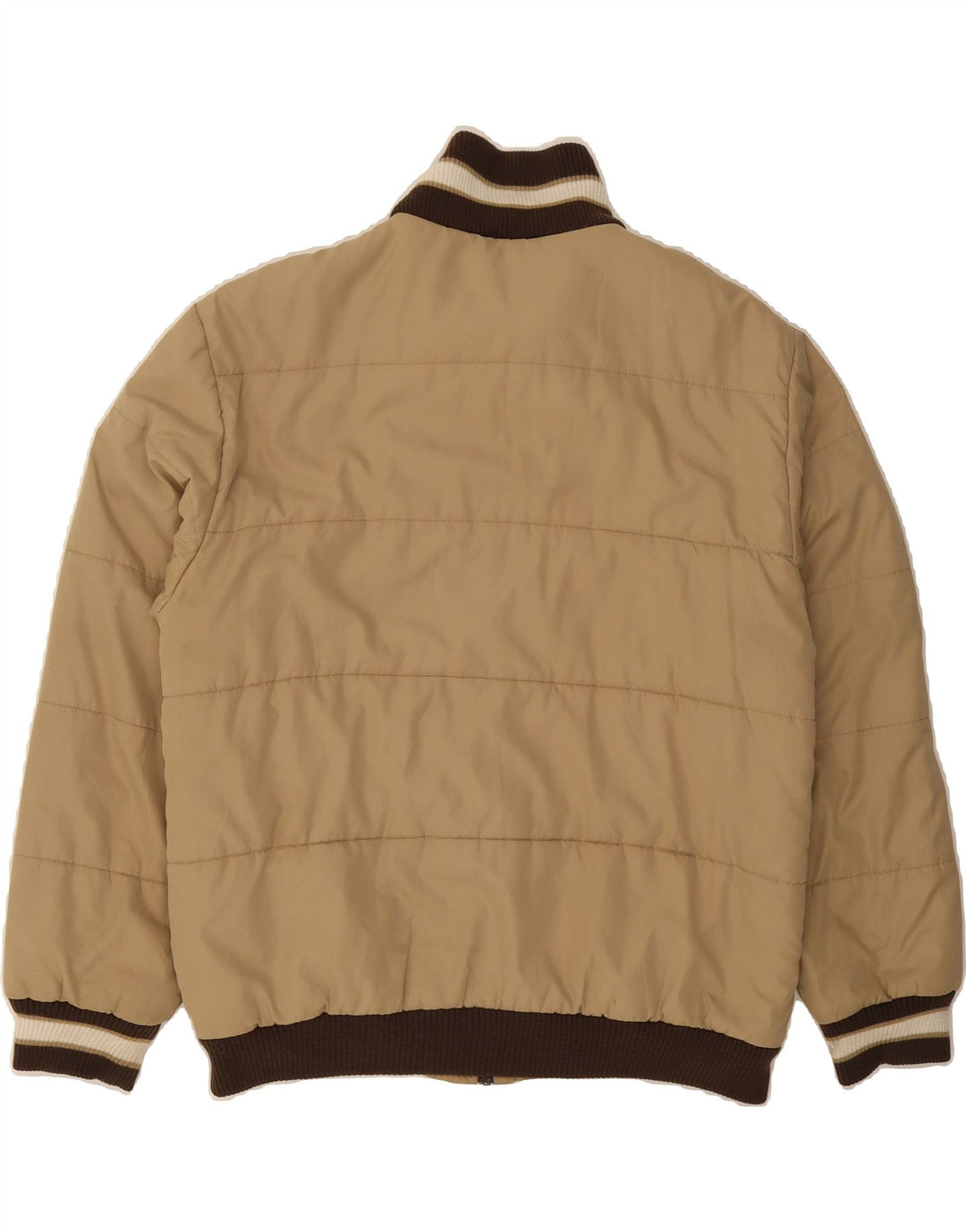 KAPPA Mens Padded Jacket UK 40 Large Beige Polyester Vintage Kappa and Second-Hand Kappa from Messina Hembry 