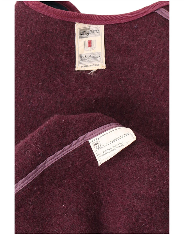 Jaqueta Blazer Feminina Ungaro Reino Unido 14 Lã Turquesa Média