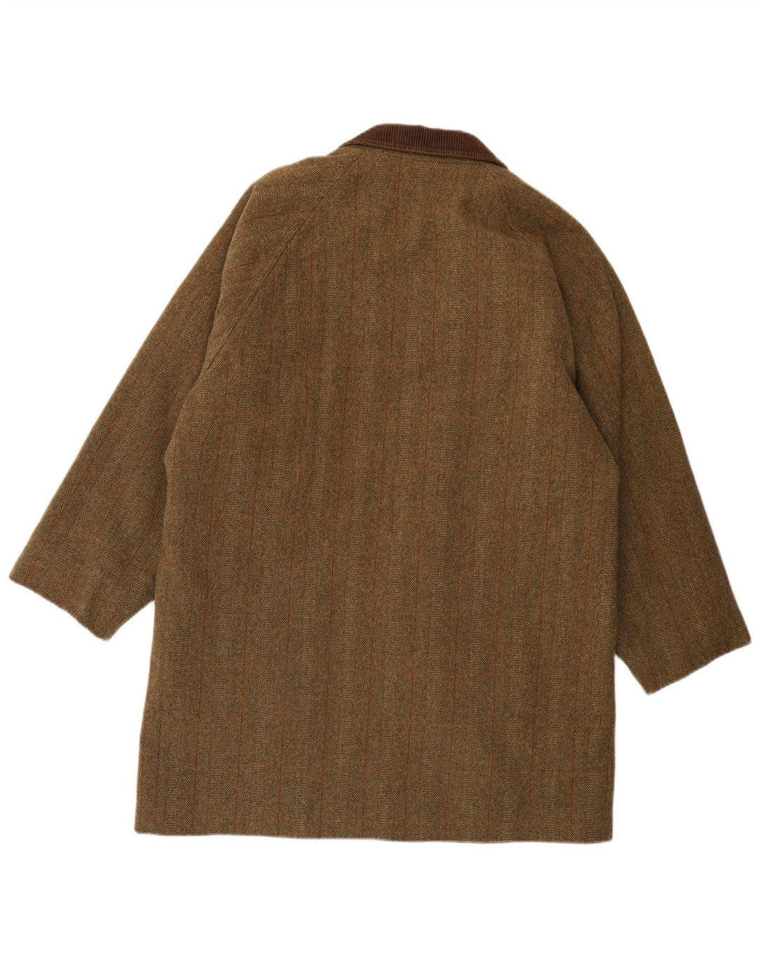 Sobretudo masculino HUSKY IT 48 espinha de peixe marrom médio