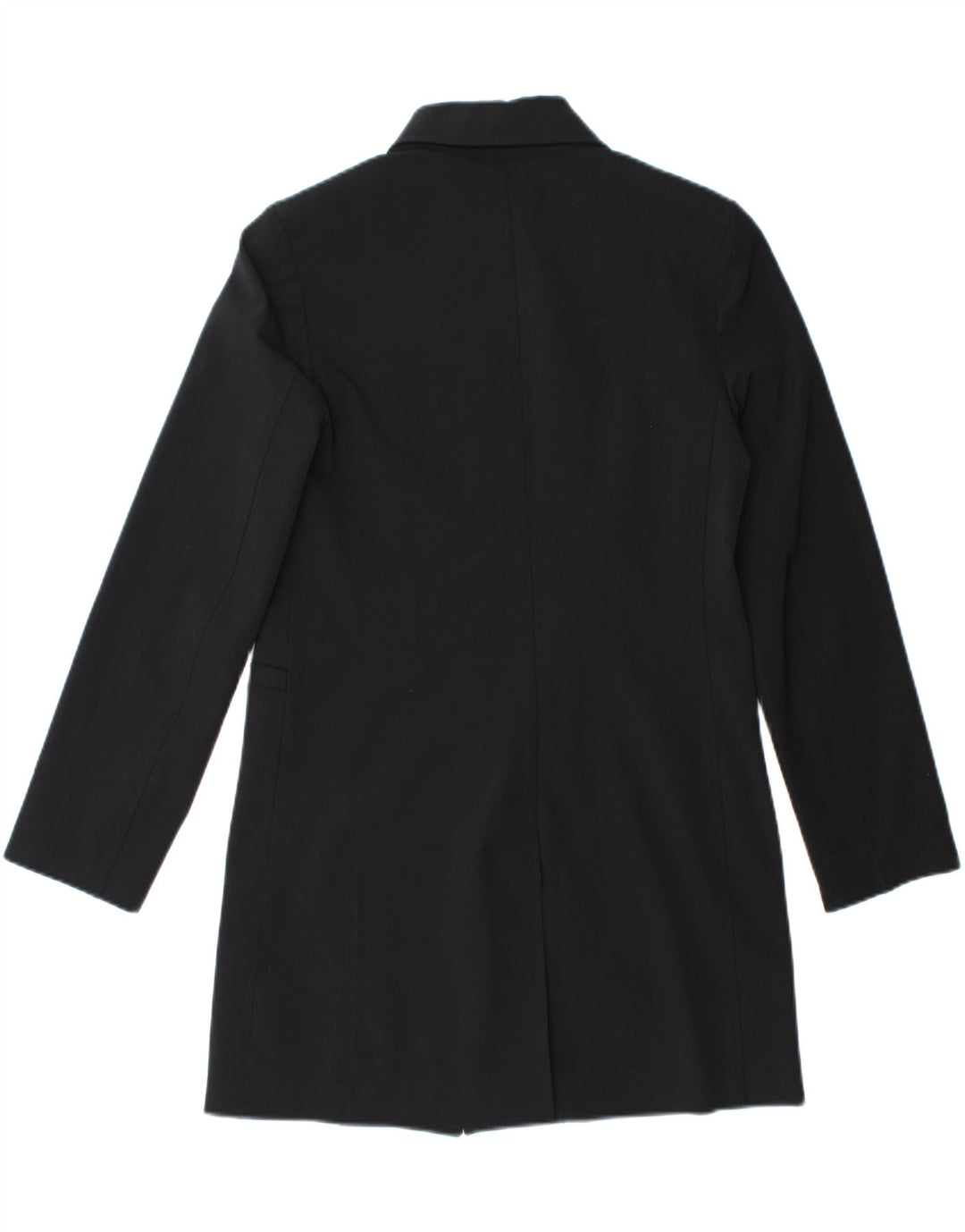 Sobretudo feminino PINKO UK 8 pequeno poliéster preto