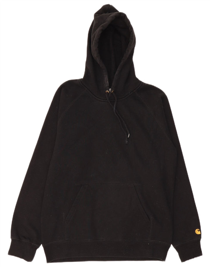 Carhartt moletom com capuz masculino médio algodão preto