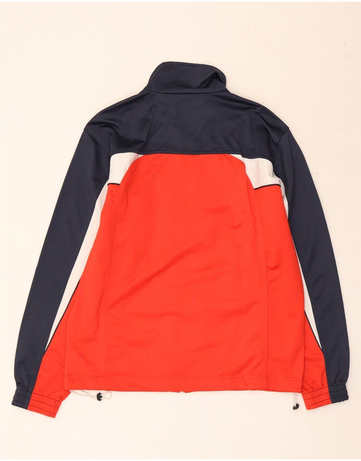 DIADORA Mens Treino Top Jaqueta Médio Poliéster Colorblock Vermelho