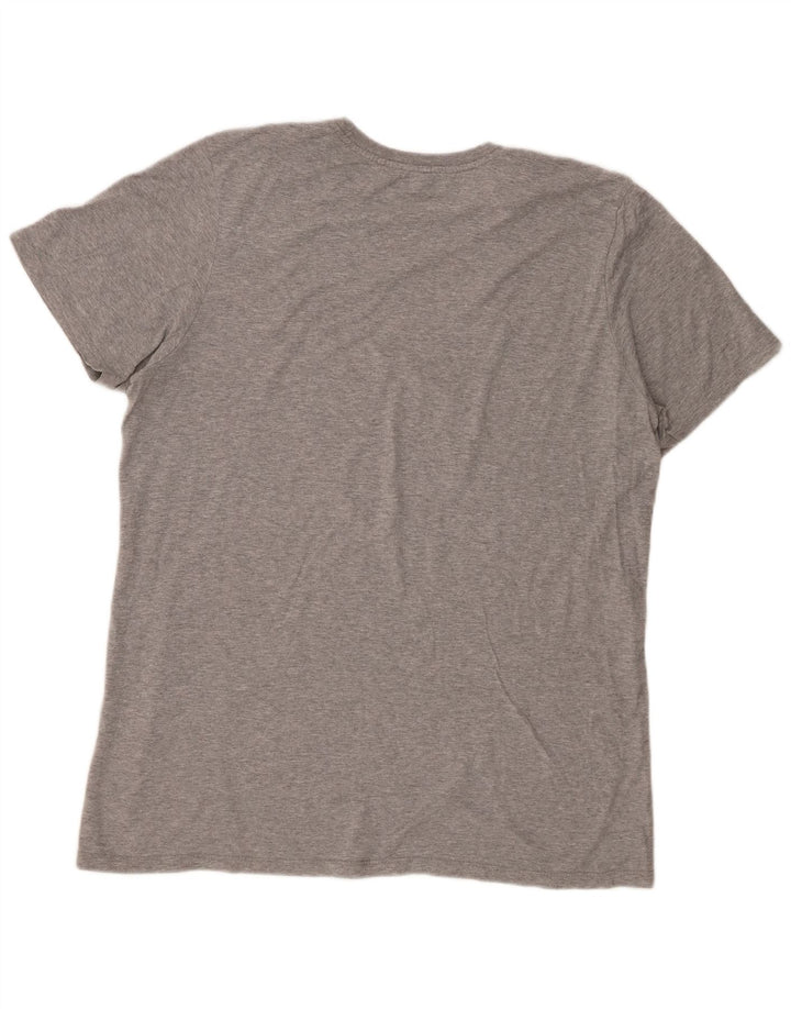 Camiseta Nike Masculina Athletic Cut Graphic Top Grande Cinza
