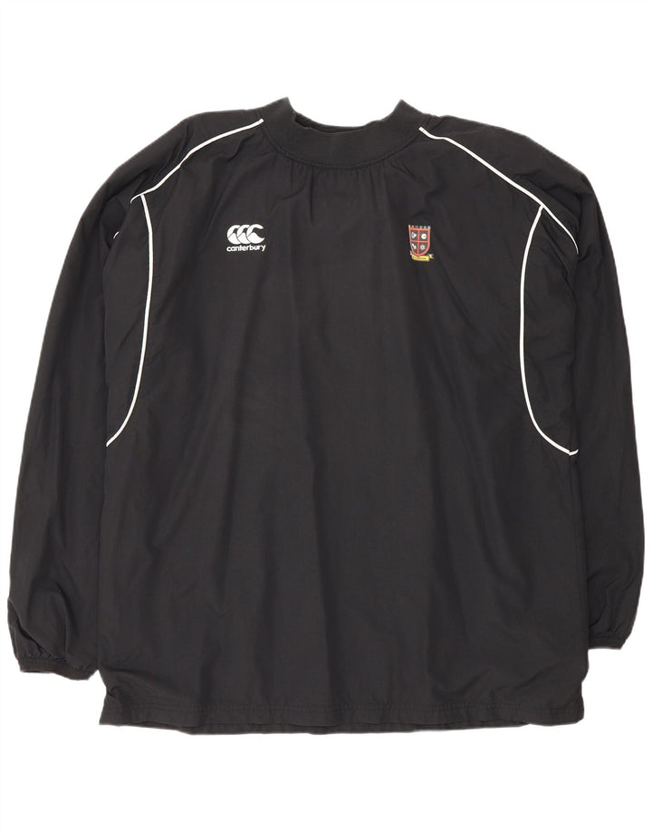 Canterbury Mens Pulôver Treino Top XL Preto Nylon