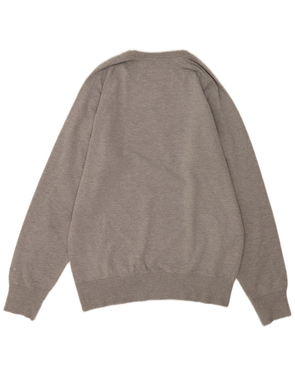 Diadora Mens Graphic Sweatshirt Jumper Médio Algodão Cinza