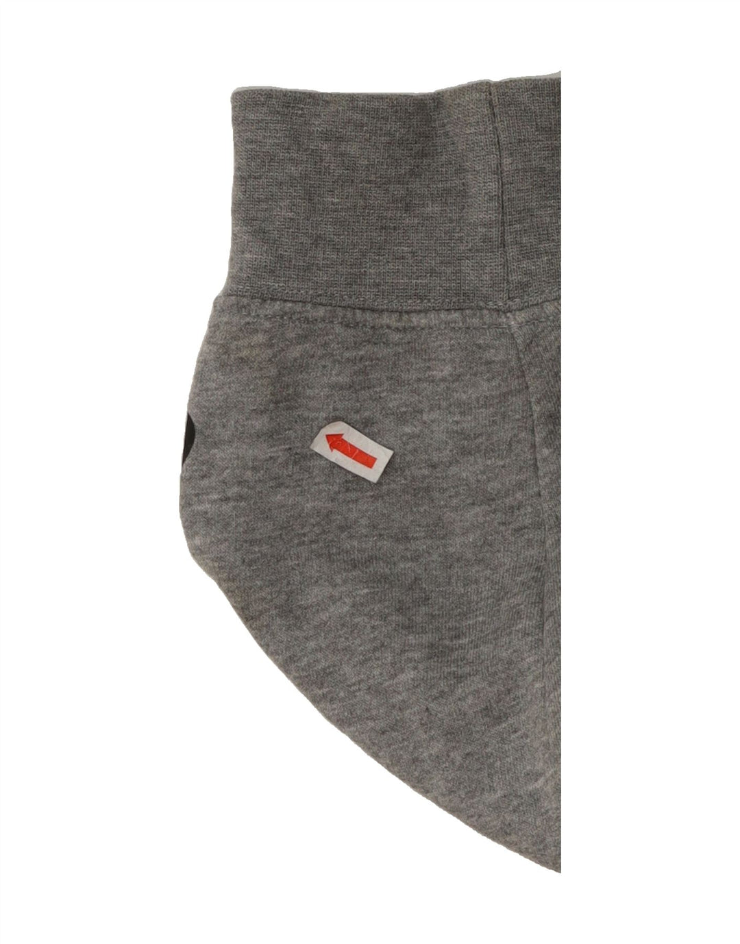 NIKE Womens Oversized Graphic Hoodie Jumper UK 6 XS Grey Cotton Vintage Nike and Second-Hand Nike from Messina Hembry 