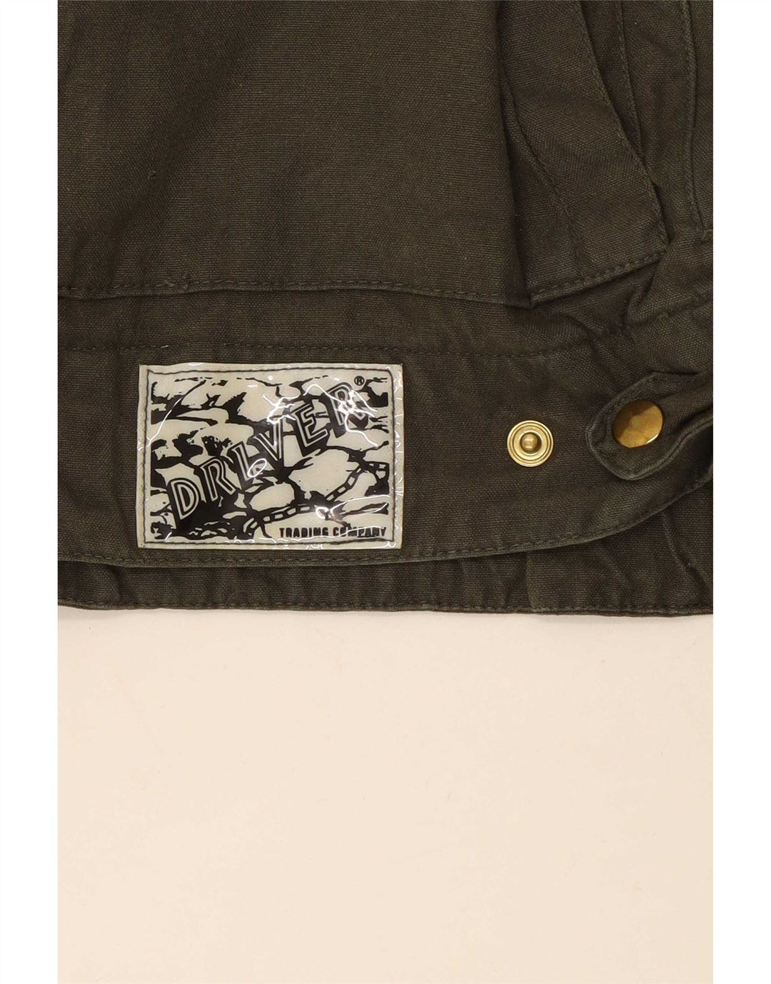 Jaqueta bomber masculina vintage UK 40 grande cáqui