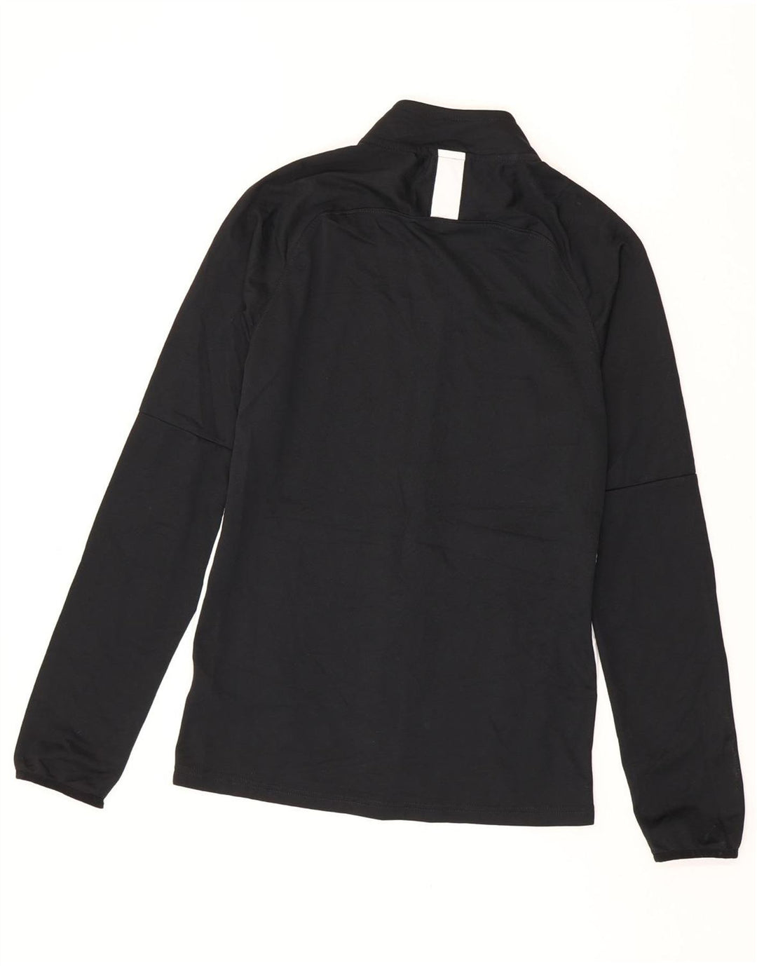 NIKE Masculino Dri Fit Tracksuit Top Jacket Pequeno Preto Colourblock Poliéster