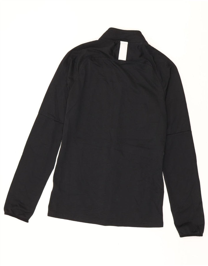 NIKE Masculino Dri Fit Tracksuit Top Jacket Pequeno Preto Colourblock Poliéster