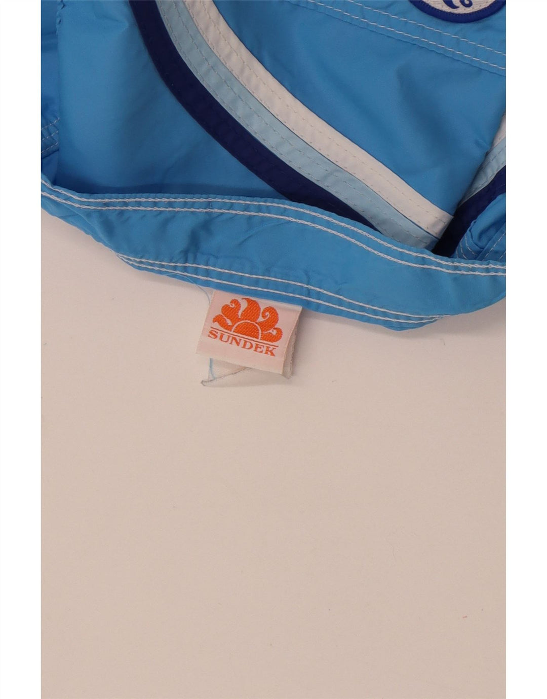 Shorts de natação masculino Sundek médio azul colorblock nylon