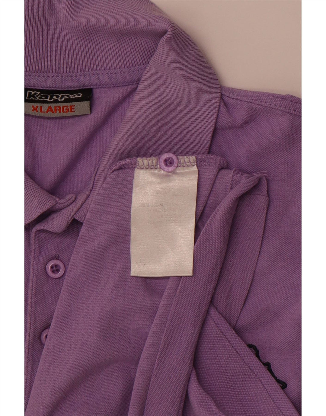 Camisa polo masculina KAPPA XL algodão roxo
