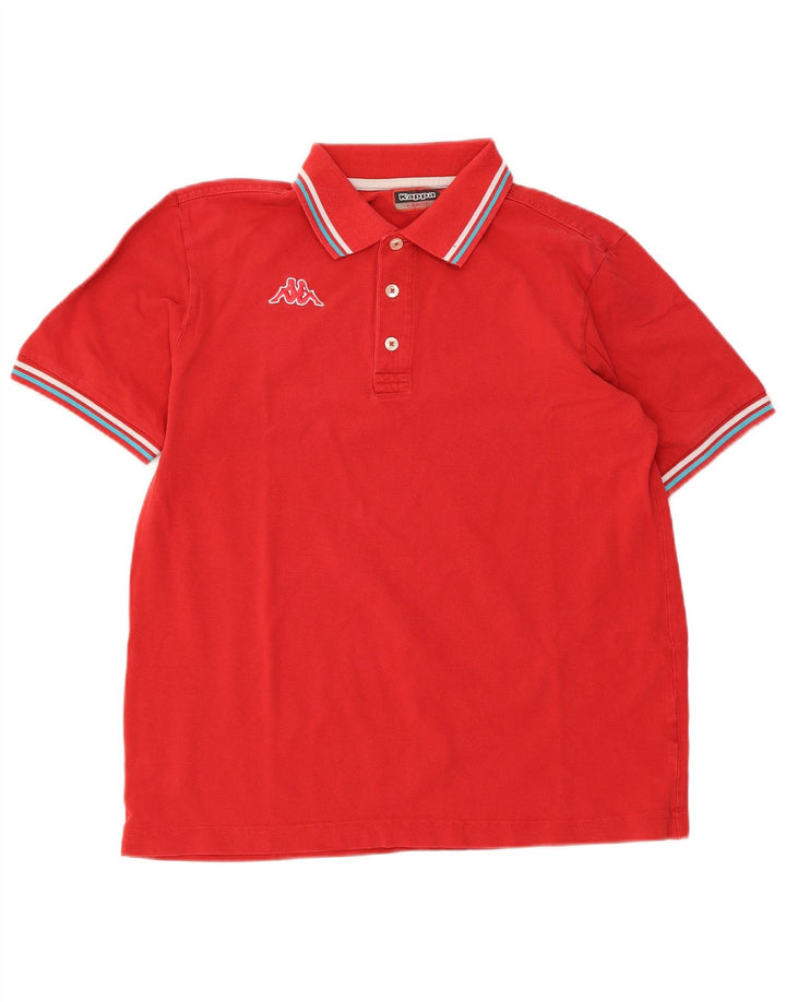 Camisa polo masculina Kappa grande vermelha