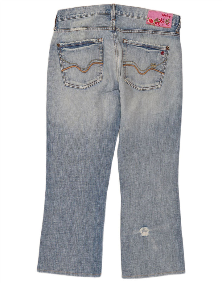 Calça jeans feminina Replay W27 L23 azul algodão