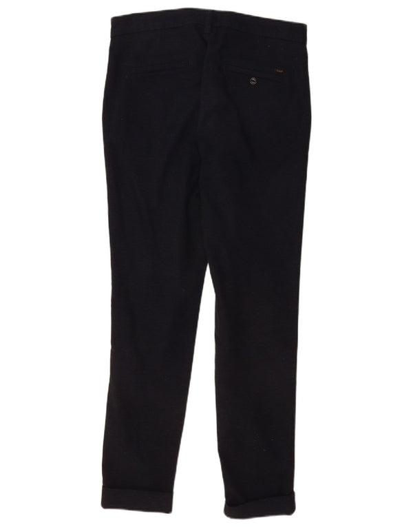Lee Mens Slim Fit Chino Calças W27 L28 Algodão Azul Marinho
