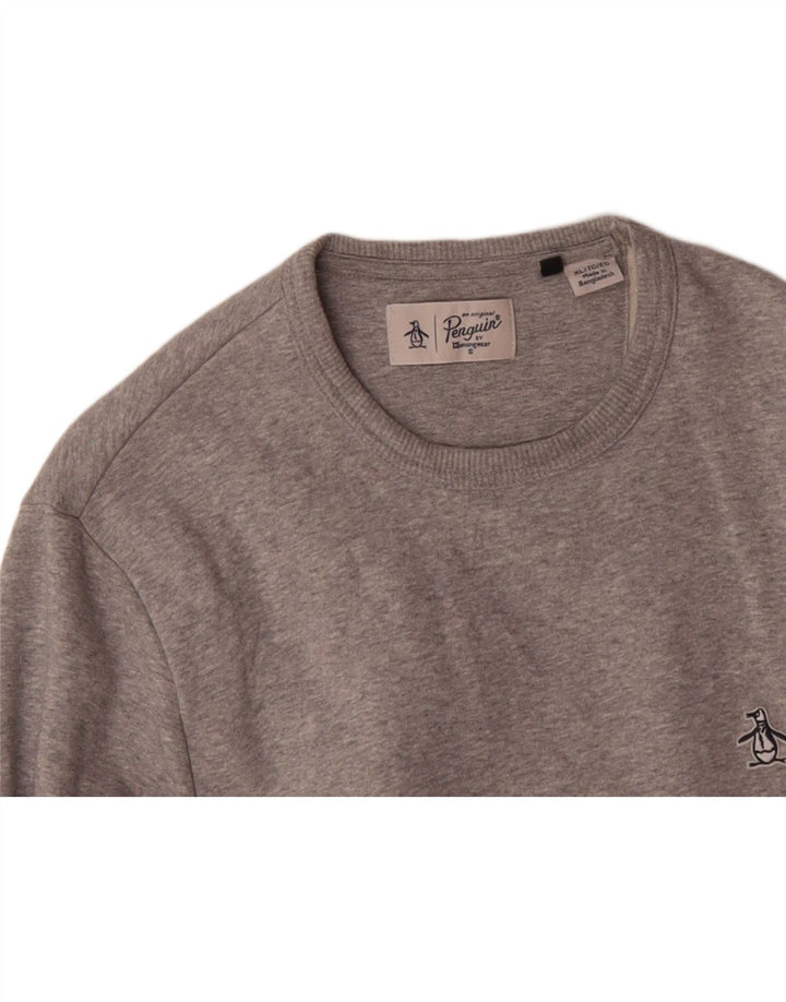 Moletom masculino PENGUIN XL algodão cinza