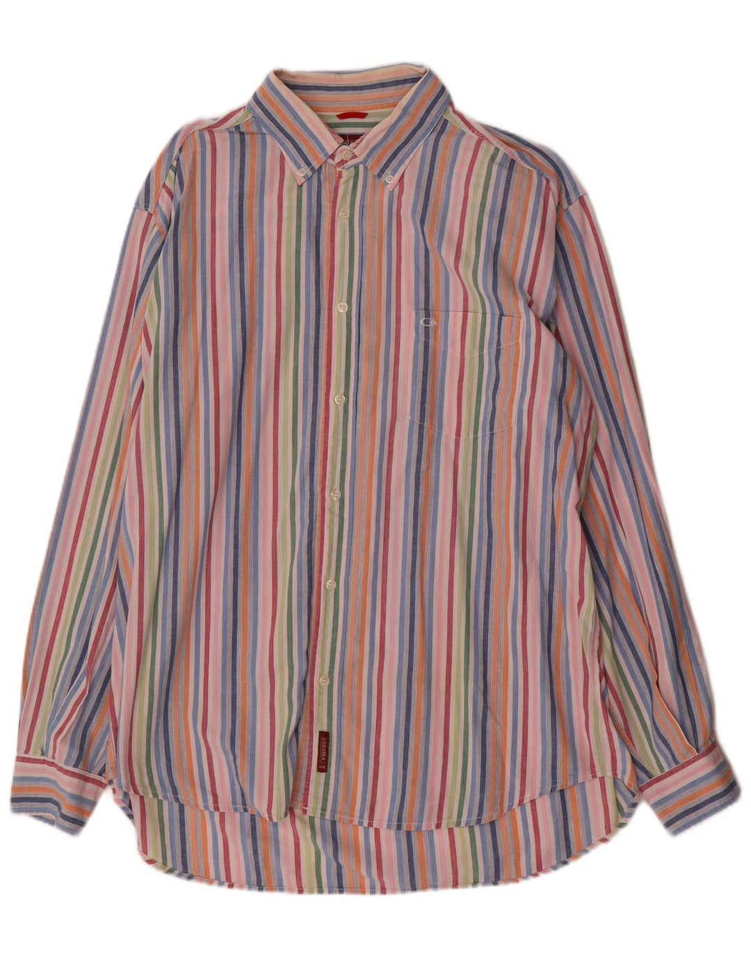 Camisa masculina Carrera 2XL listrada multicolorida