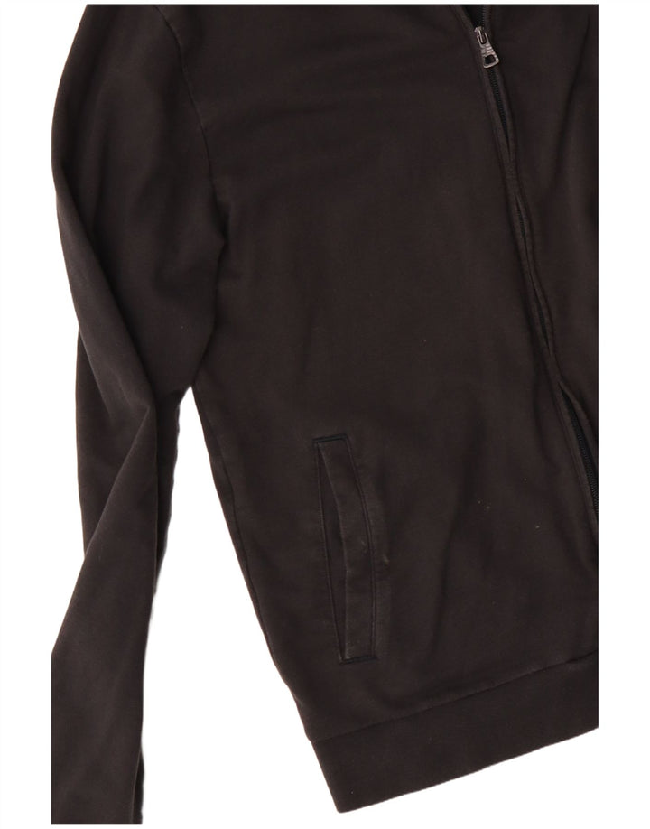 Emporio Armani Mens Treino Top Jaqueta Médio Algodão Preto