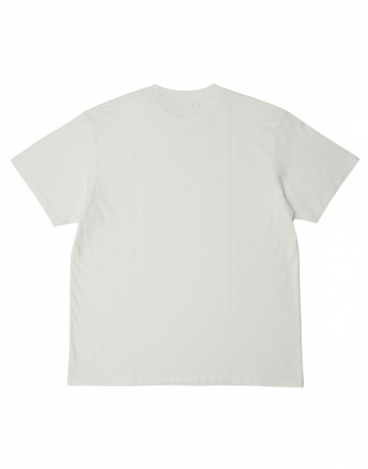 Camiseta masculina LEVI'S com ajuste relaxado gráfico top 2XL branco