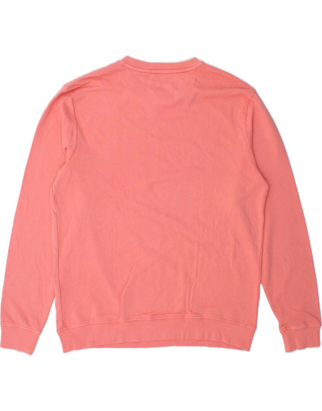 CREW CLOTHING Mens Sweatshirt Jumper XL Pink Cotton Vintage Crew Clothing and Second-Hand Crew Clothing from Messina Hembry 