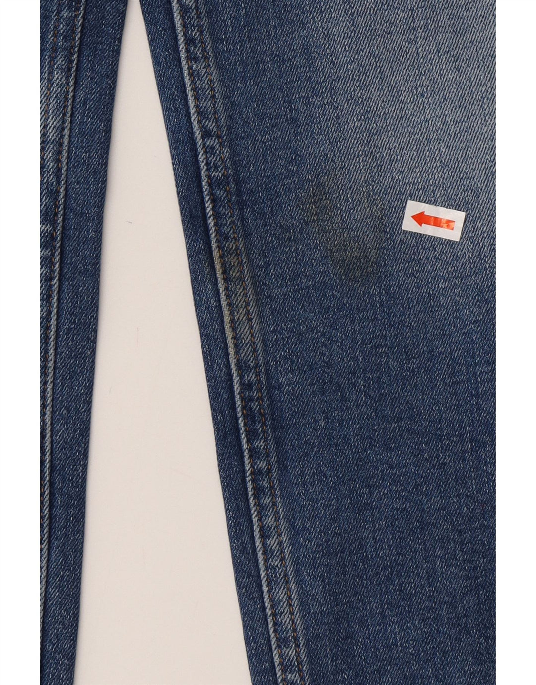 TOMMY HILFIGER Masculino Denton Straight Jeans W34 L34 Azul Algodão