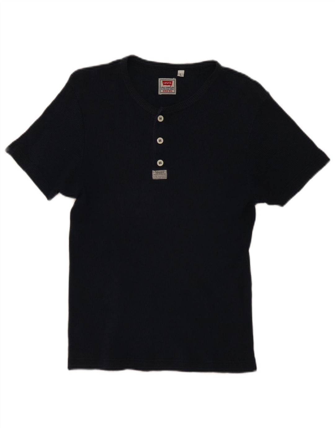 Camiseta feminina Levi's UK 14 grande azul marinho