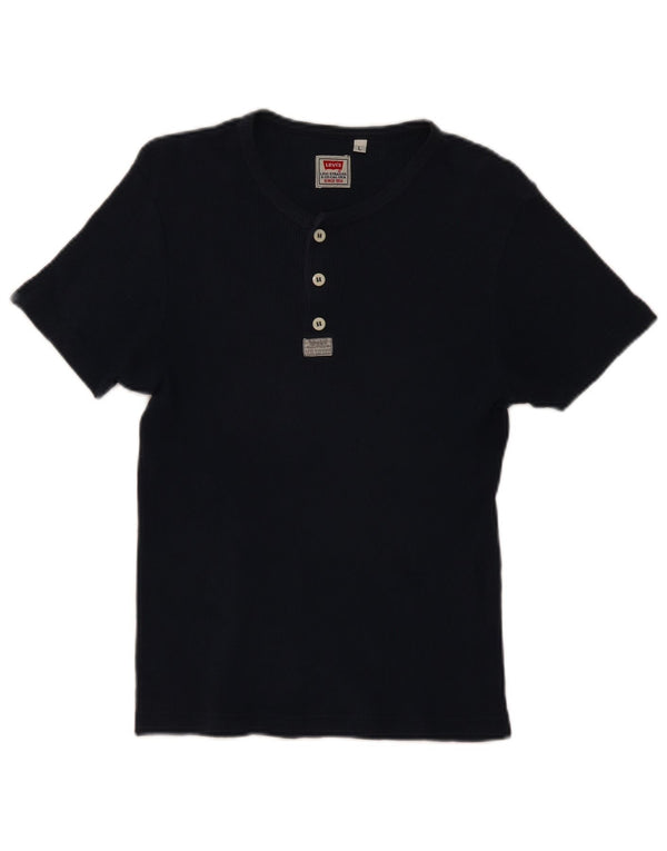 Camiseta feminina Levi's UK 14 grande azul marinho