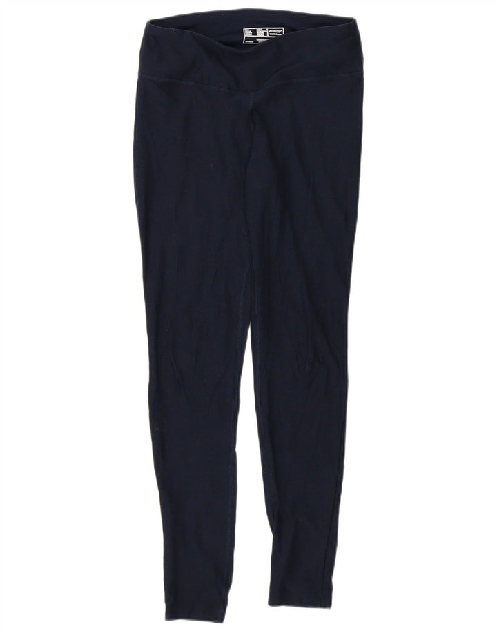 Leggings femininos NEW BALANCE UK 8 poliéster azul marinho pequeno