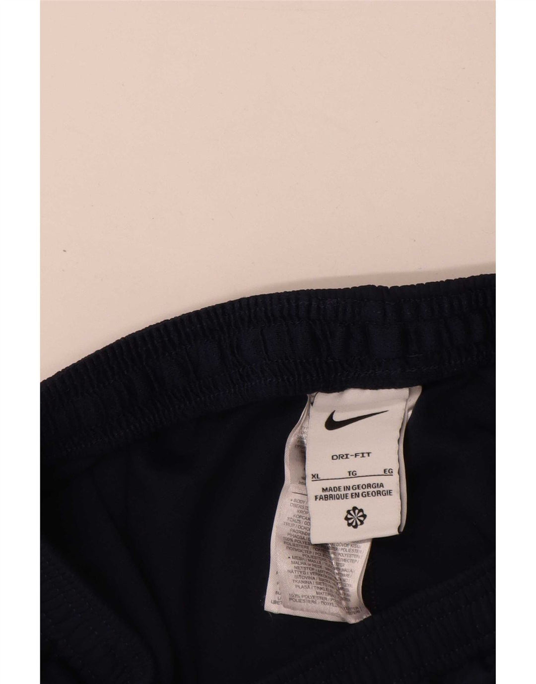 Calça Nike Masculina Dri Fit XL Azul Marinho Colourblock Poliéster