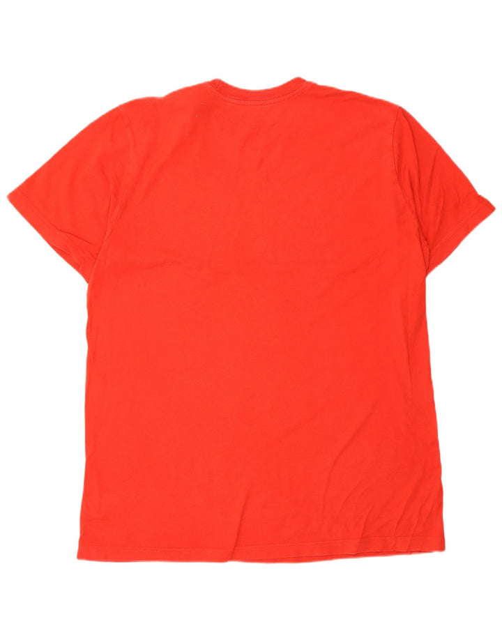 Camiseta gráfica masculina NIKE Top grande de algodão vermelho