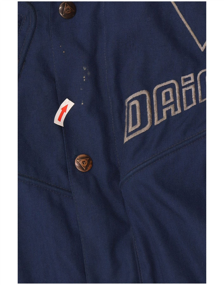 Jaqueta masculina Dainese Graphic Racer tamanho 54 grande bloco colorido azul marinho