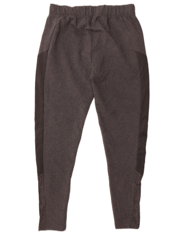 Adidas Womens Primegreen Calças de treino UK 8/10 Small Grey Colourblock