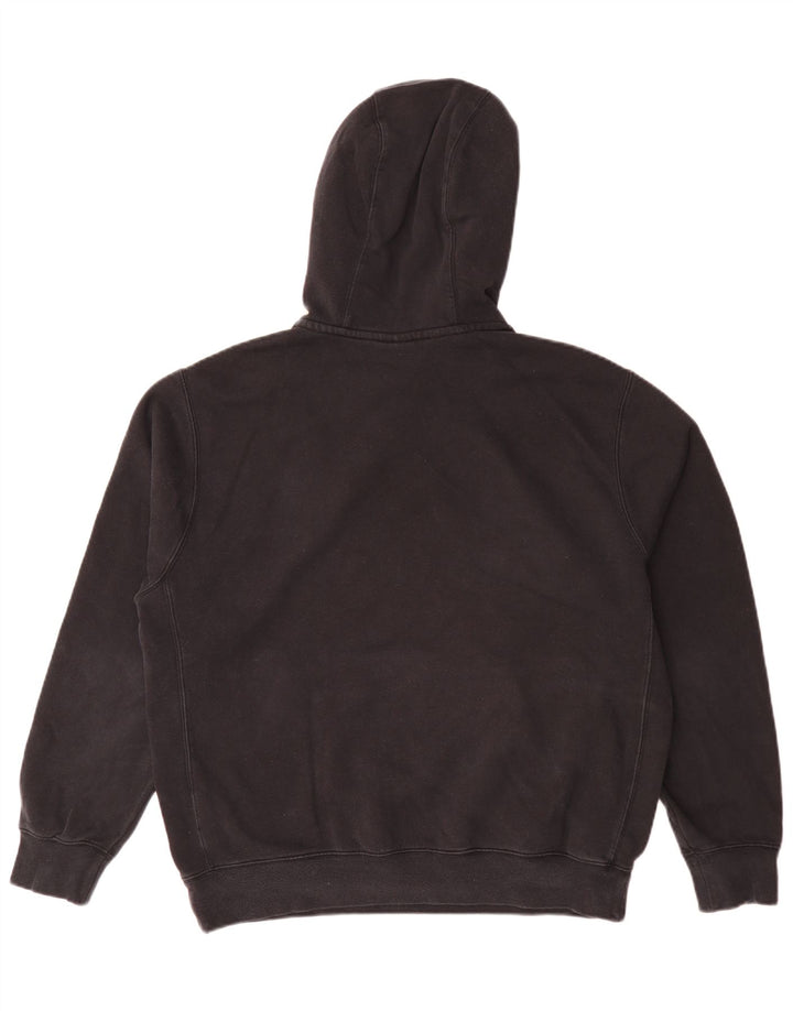 Nike Mens Loose Fit Hoodie Jumper Médio Algodão Preto