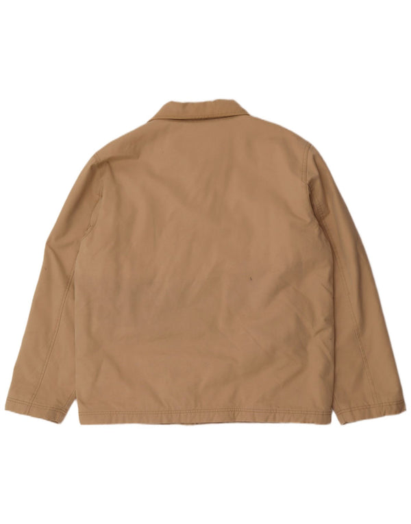 Jaqueta utilitária masculina Tom Tailor UK 42 XL algodão bege