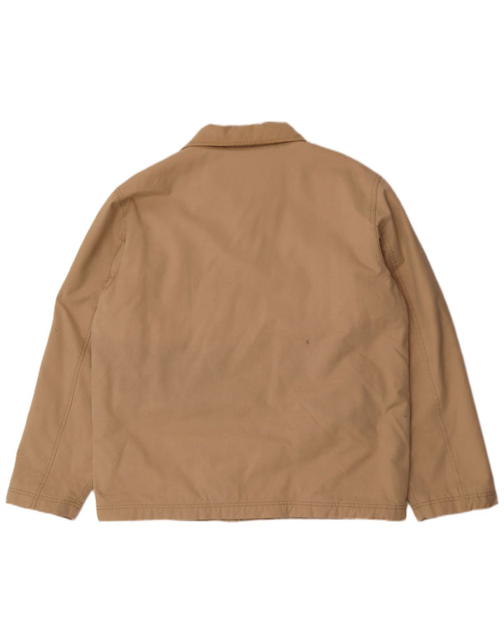 Jaqueta utilitária masculina Tom Tailor UK 42 XL algodão bege