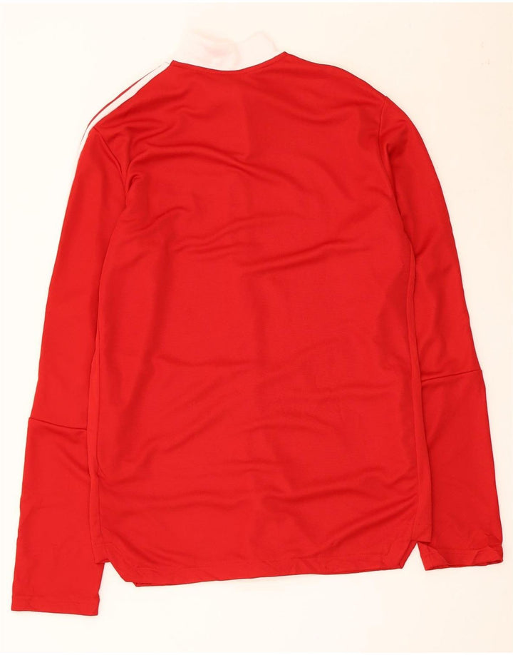 Adidas Mens Aeroready Tracksuit Top Jaqueta Médio Poliéster Vermelho