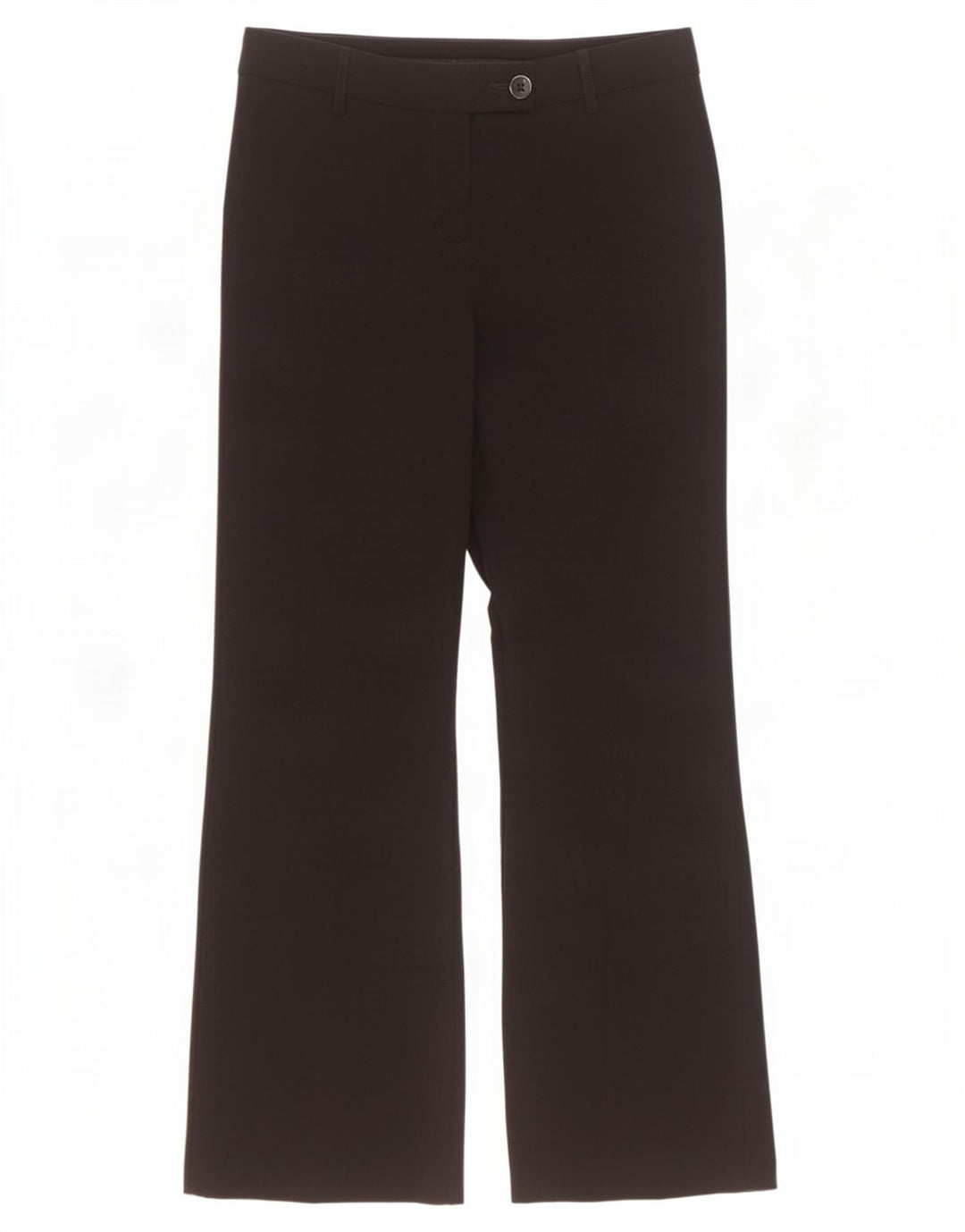 Calça feminina Marks & Spencer Bootcut Suit Reino Unido 12 Médio W32 L30 Preta