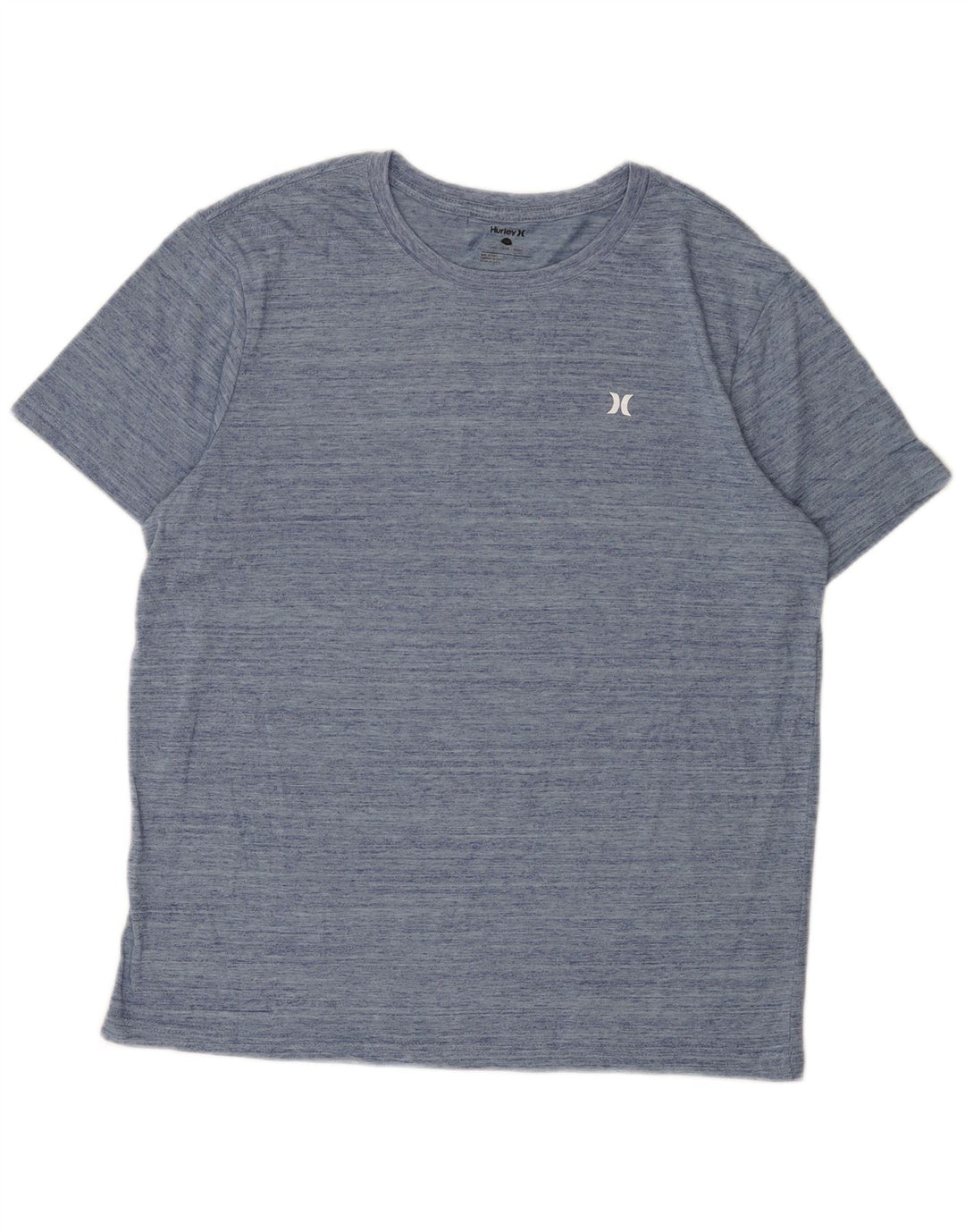 Camiseta masculina Hurley grande poliéster manchado azul