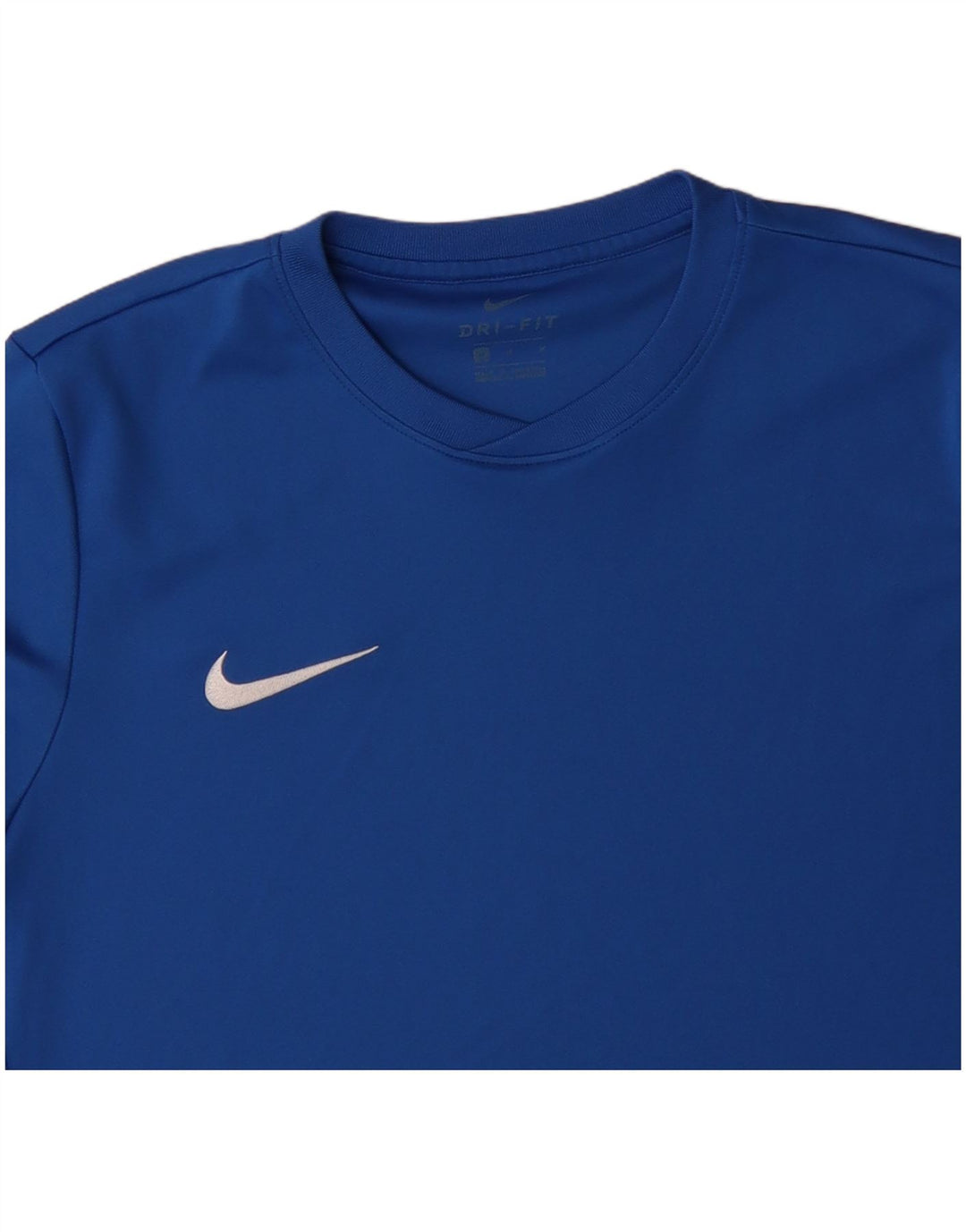 Camiseta Nike Masculina Dri Fit Top Médio Azul Poliéster