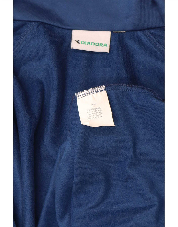 Diadora Mens Treino Top Jacket 2XL Azul Colourblock Poliéster