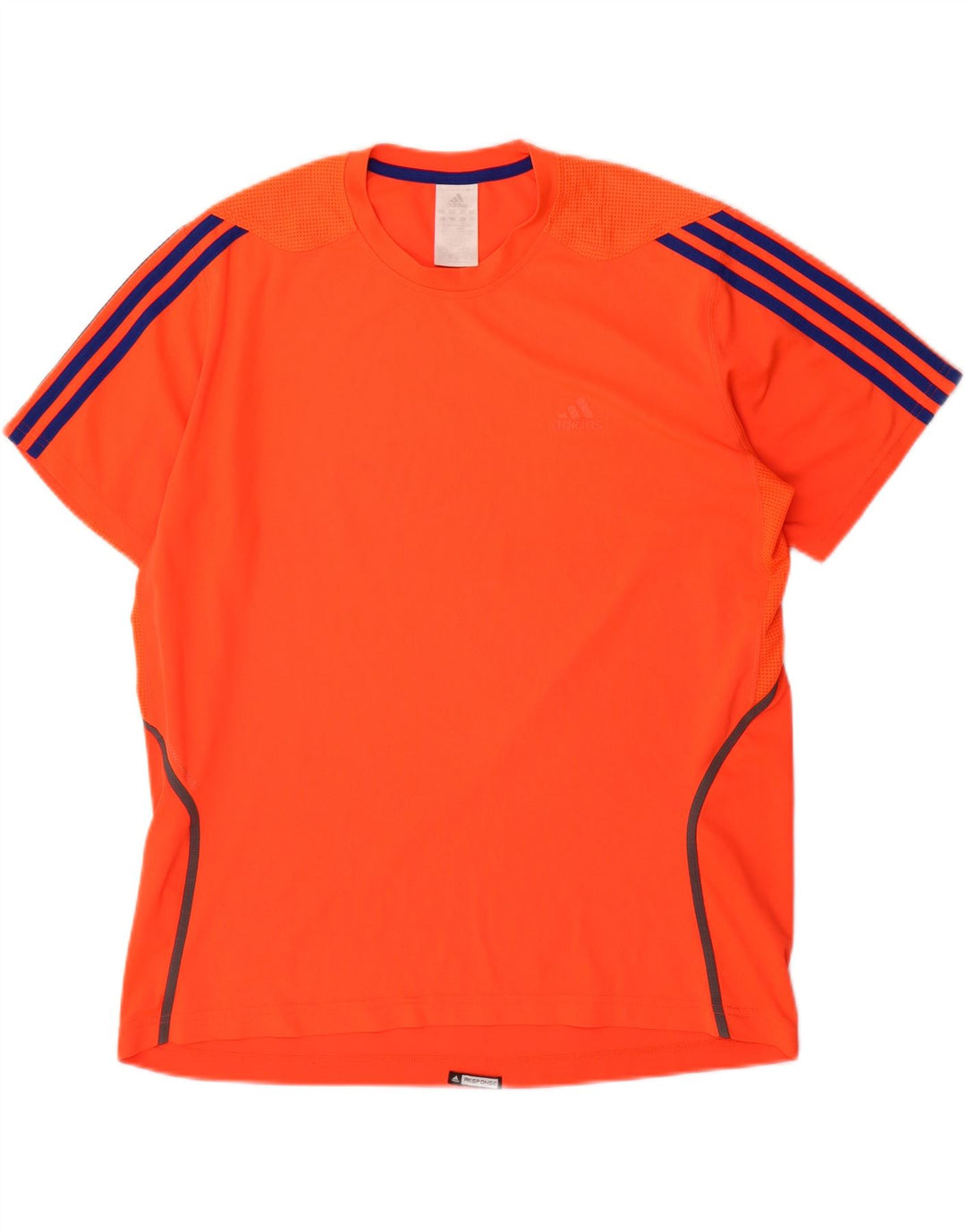 Camiseta masculina ADIDAS grande laranja poliéster
